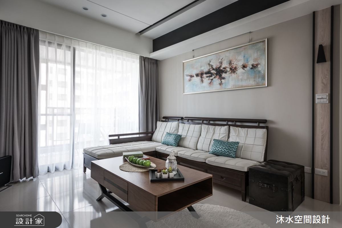 28坪中古屋(5~15年)＿人文禪風客廳案例圖片＿沐水空間設計＿沐水_03之4