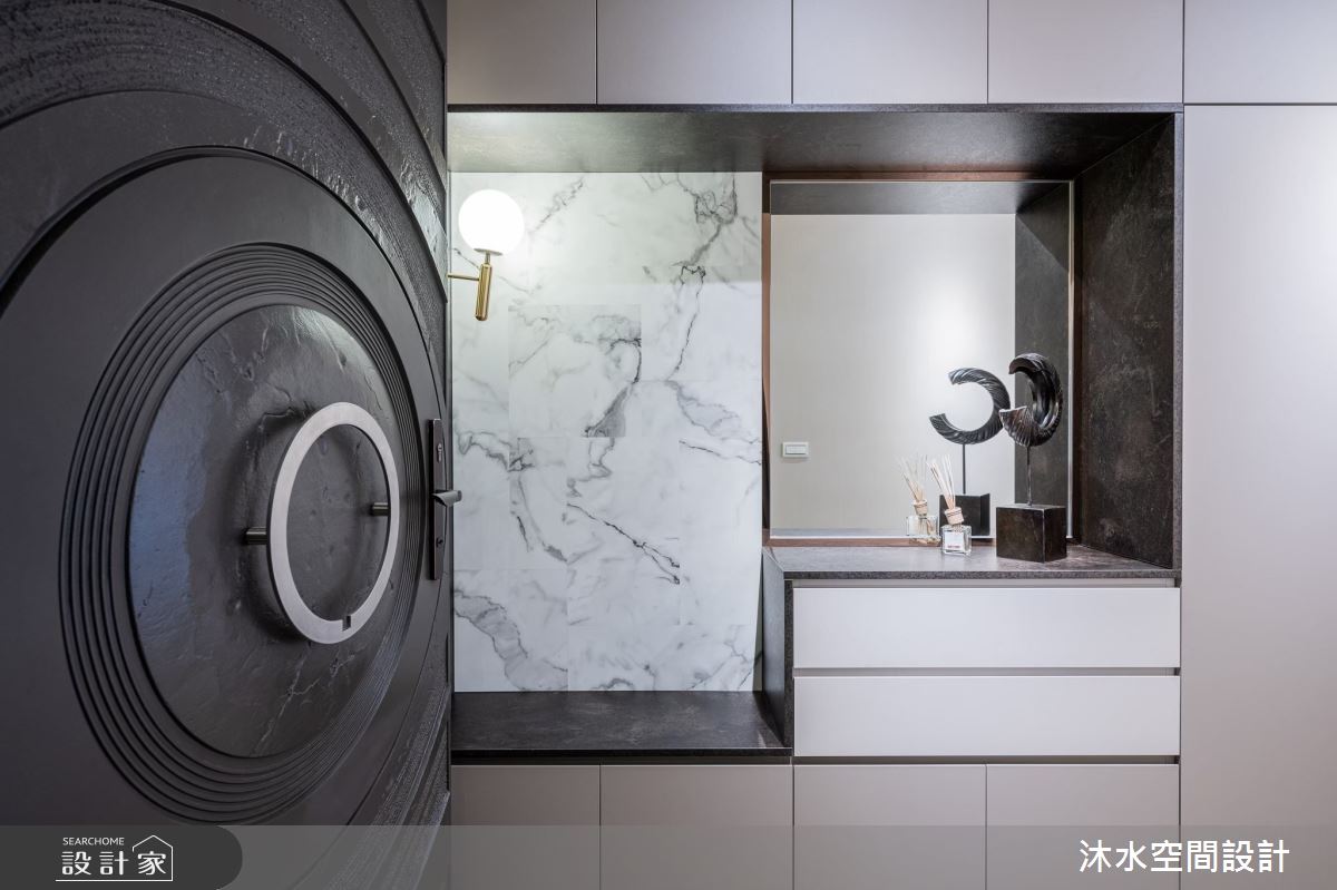 40坪新成屋(5年以下)＿混搭風玄關案例圖片＿沐水空間設計＿沐水_05之1