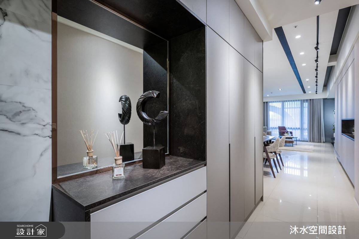40坪新成屋(5年以下)＿混搭風玄關案例圖片＿沐水空間設計＿沐水_05之2