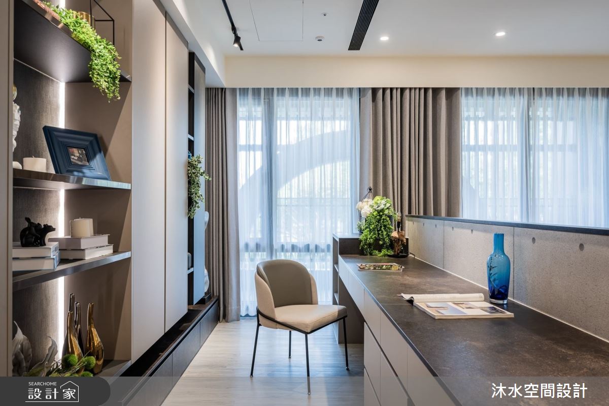 40坪新成屋(5年以下)＿混搭風書房案例圖片＿沐水空間設計＿沐水_05之19