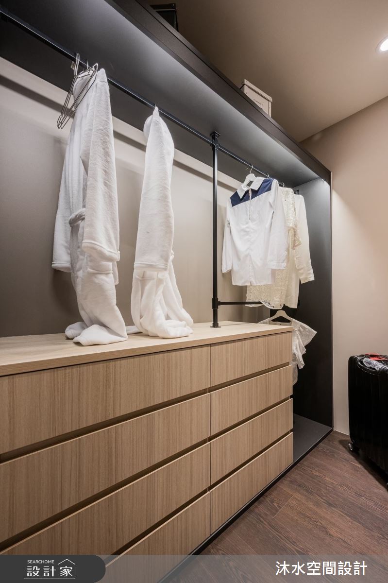 40坪新成屋(5年以下)＿混搭風更衣間案例圖片＿沐水空間設計＿沐水_05之24
