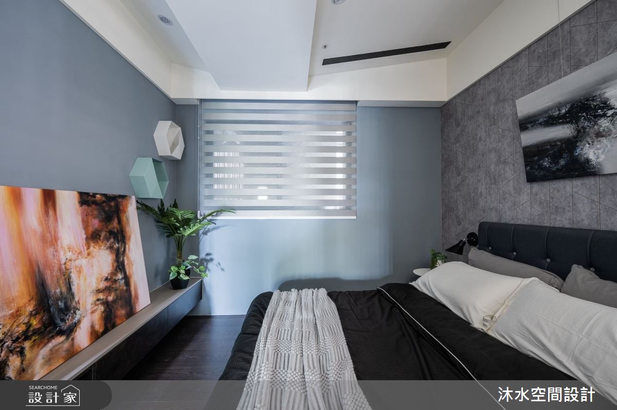 40坪新成屋(5年以下)＿混搭風臥室案例圖片＿沐水空間設計＿沐水_05之25