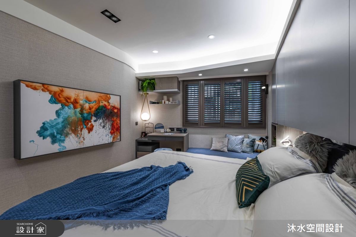 24坪老屋(31~40年)＿混搭風臥室案例圖片＿沐水空間設計＿沐水_06之17