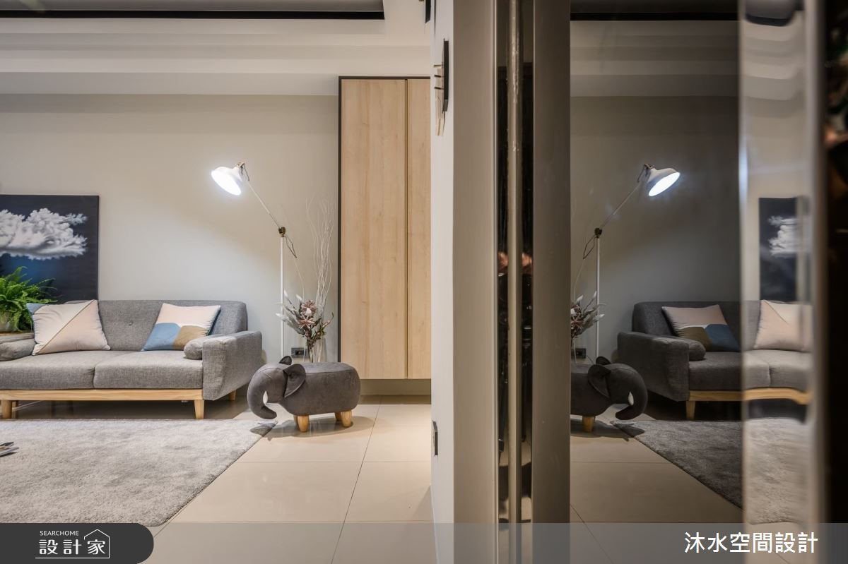 15坪中古屋(5~15年)＿簡約風客廳案例圖片＿沐水空間設計＿沐水_07之2