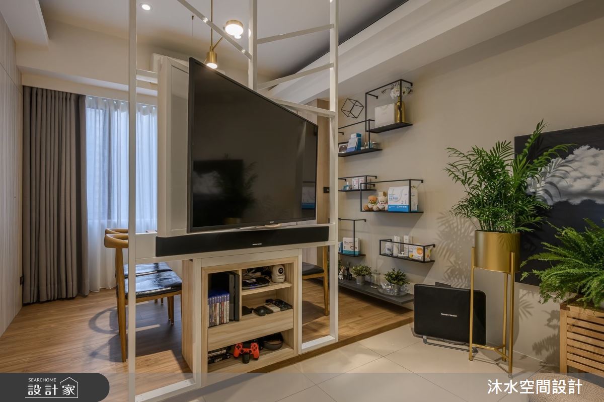 15坪中古屋(5~15年)＿簡約風客廳案例圖片＿沐水空間設計＿沐水_07之12
