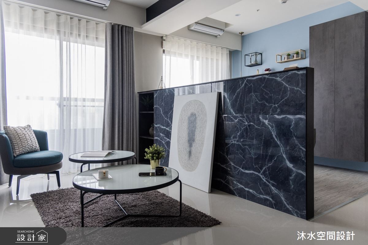 25坪新成屋(5年以下)＿混搭風客廳案例圖片＿沐水空間設計＿沐水_09之4