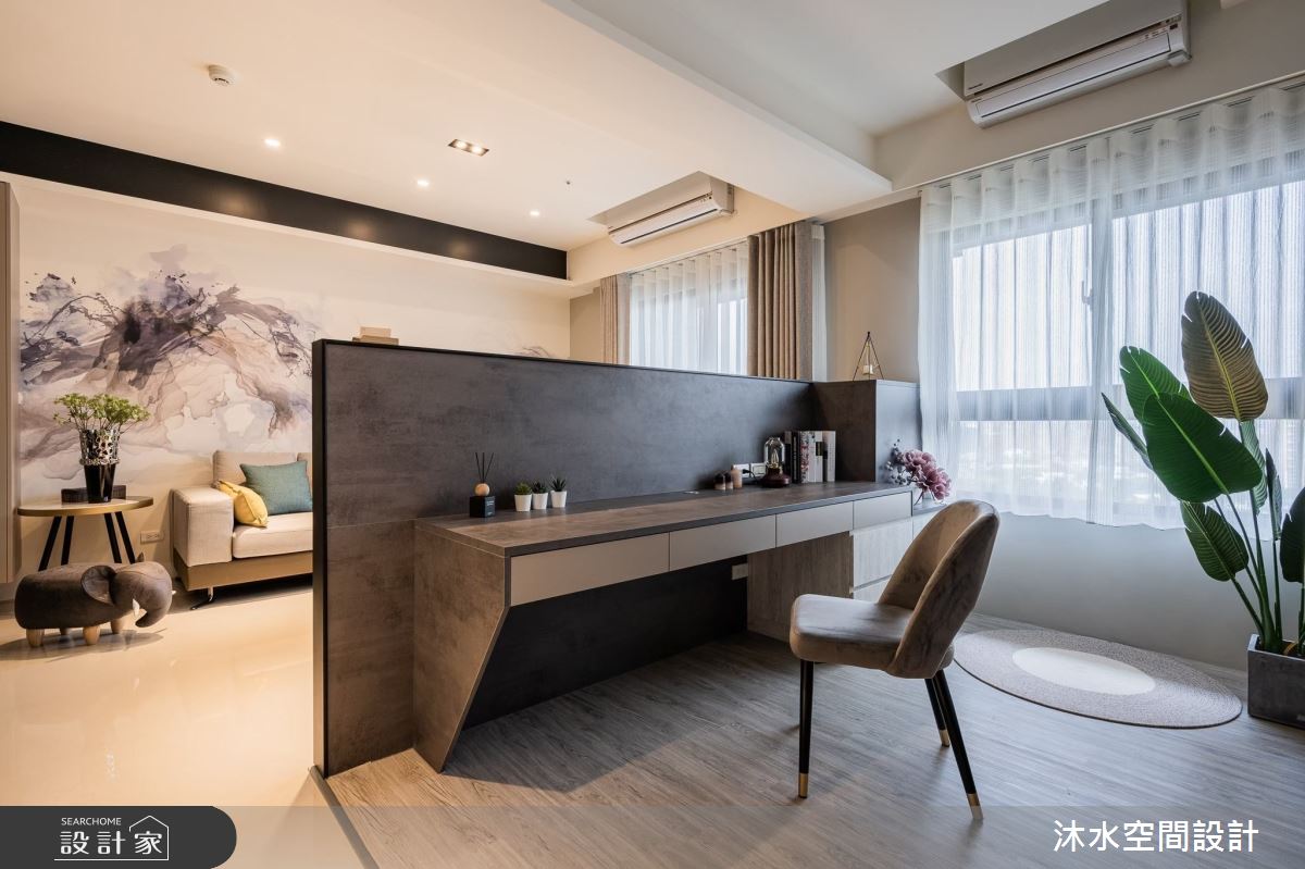 25坪新成屋(5年以下)＿混搭風書房案例圖片＿沐水空間設計＿沐水_09之11