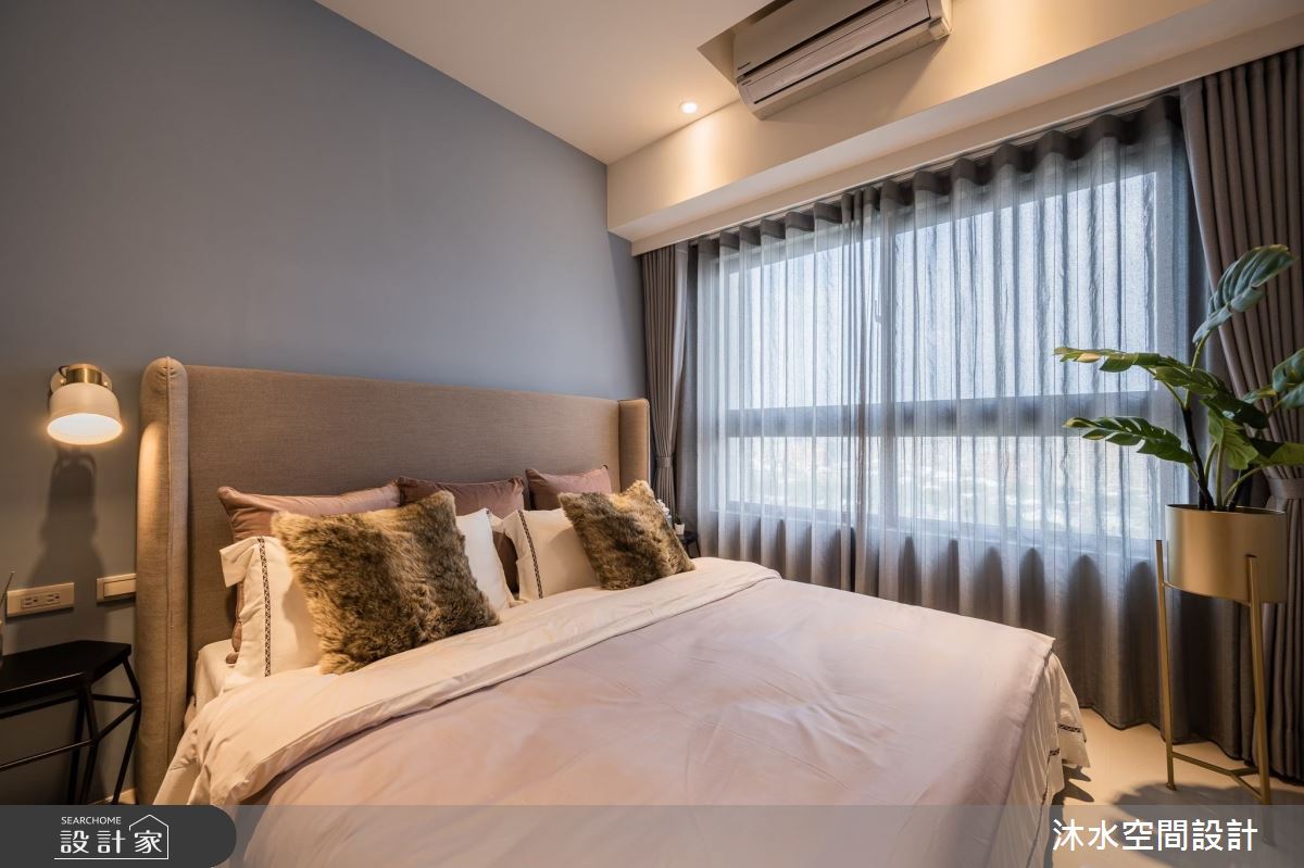 25坪新成屋(5年以下)＿混搭風臥室案例圖片＿沐水空間設計＿沐水_09之14