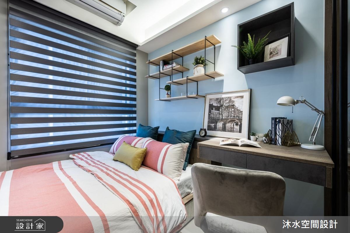 25坪新成屋(5年以下)＿混搭風臥室案例圖片＿沐水空間設計＿沐水_09之16