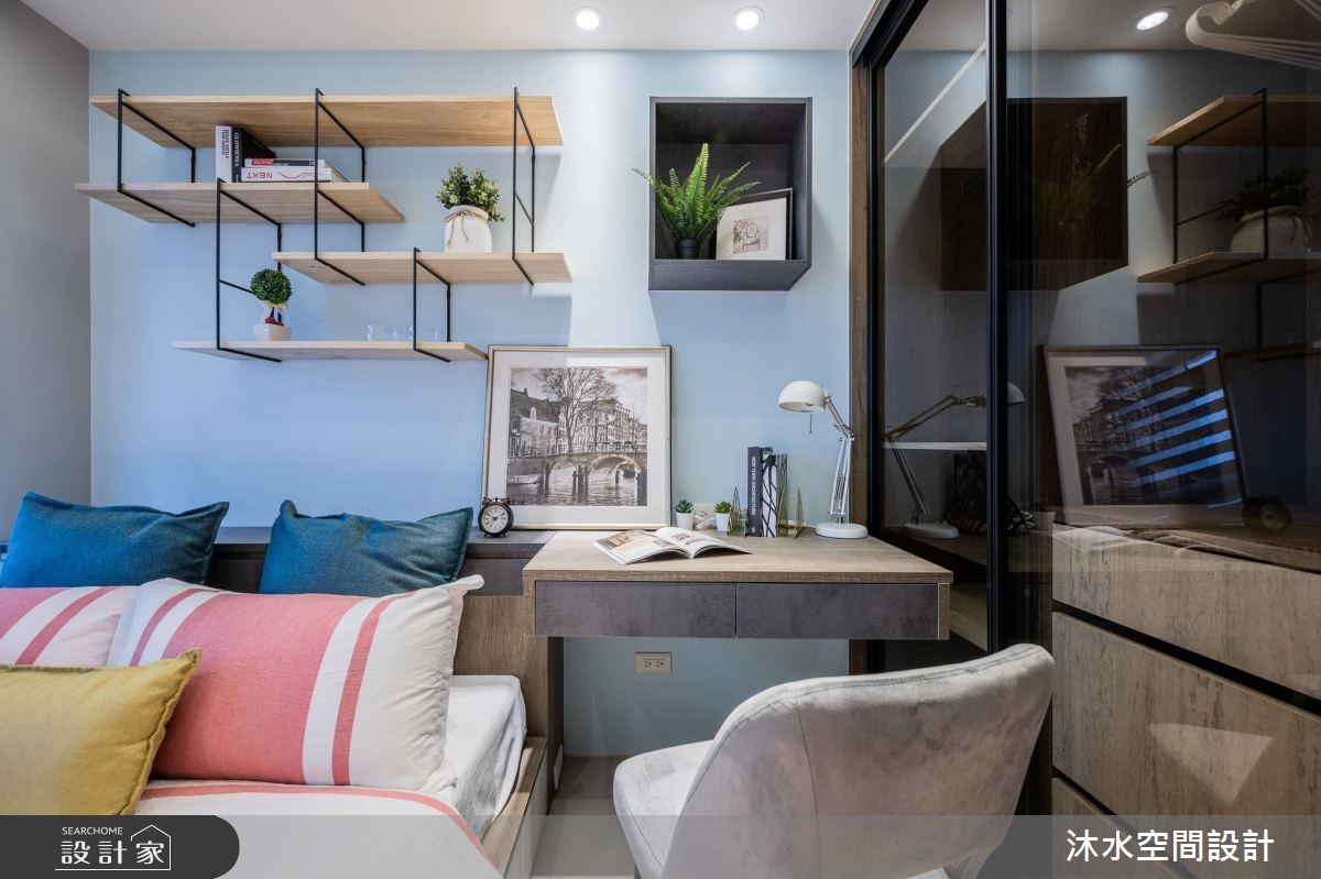 25坪新成屋(5年以下)＿混搭風臥室案例圖片＿沐水空間設計＿沐水_09之17