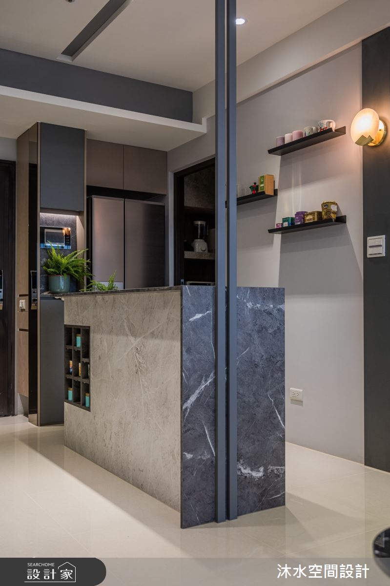 25坪新成屋(5年以下)＿混搭風吧檯案例圖片＿沐水空間設計＿沐水_12之15