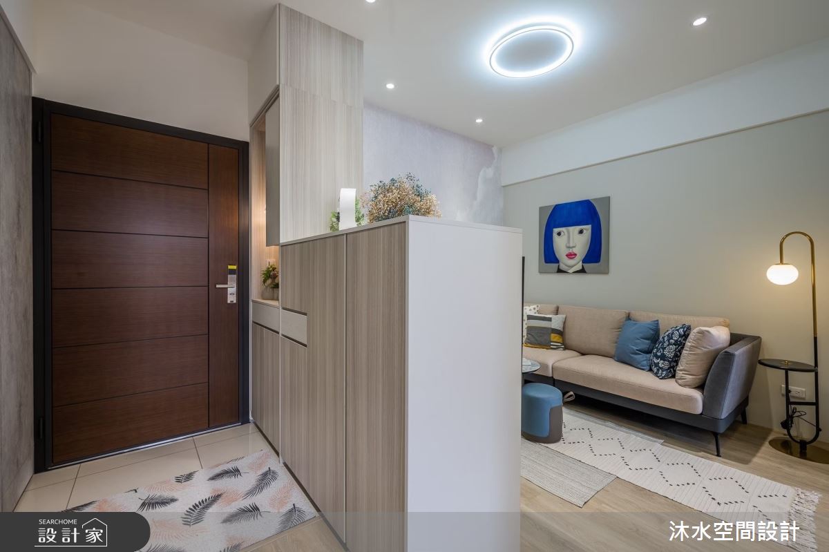 19坪新成屋(5年以下)＿北歐風玄關案例圖片＿沐水空間設計＿沐水_14之1