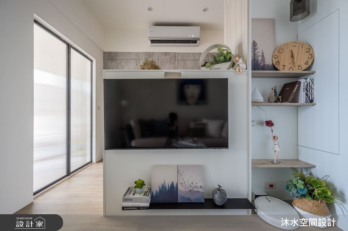 19坪新成屋(5年以下)＿北歐風客廳案例圖片＿沐水空間設計＿沐水_14之9