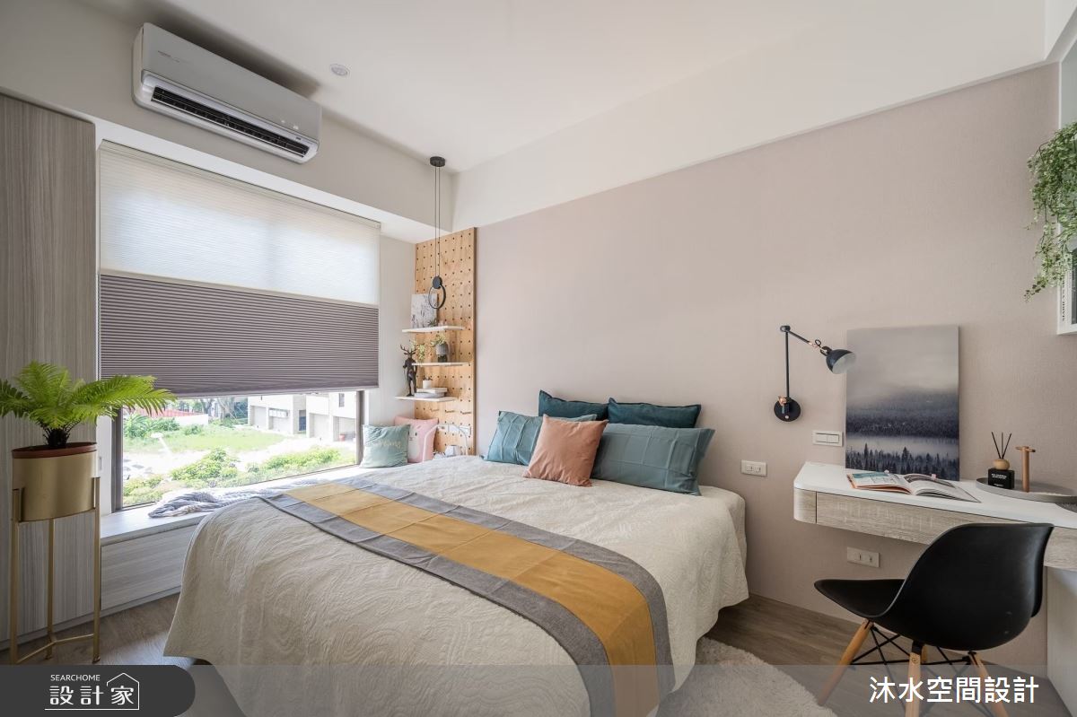 19坪新成屋(5年以下)＿北歐風臥室臥榻案例圖片＿沐水空間設計＿沐水_14之20