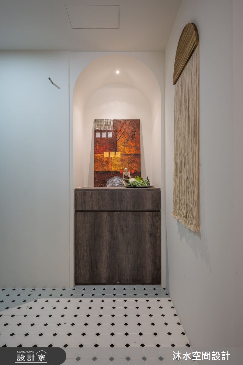 19坪新成屋(5年以下)＿簡約風玄關案例圖片＿沐水空間設計＿沐水_15之2