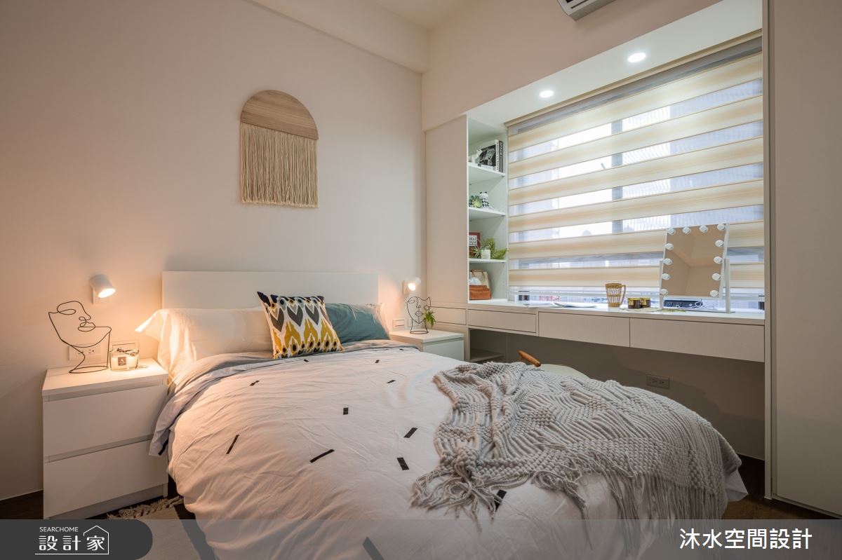 19坪新成屋(5年以下)＿簡約風臥室案例圖片＿沐水空間設計＿沐水_15之14