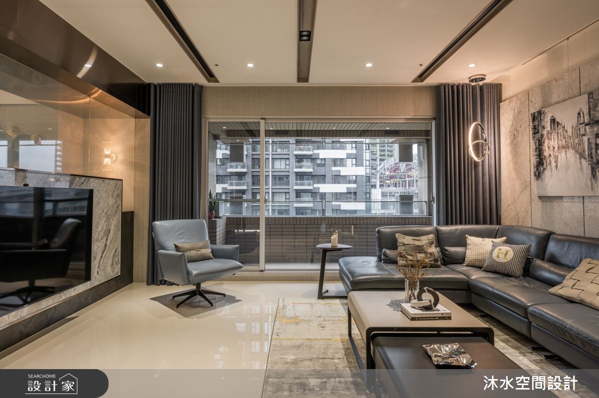 60坪中古屋(5~15年)＿現代風客廳案例圖片＿沐水空間設計＿沐水_19之10