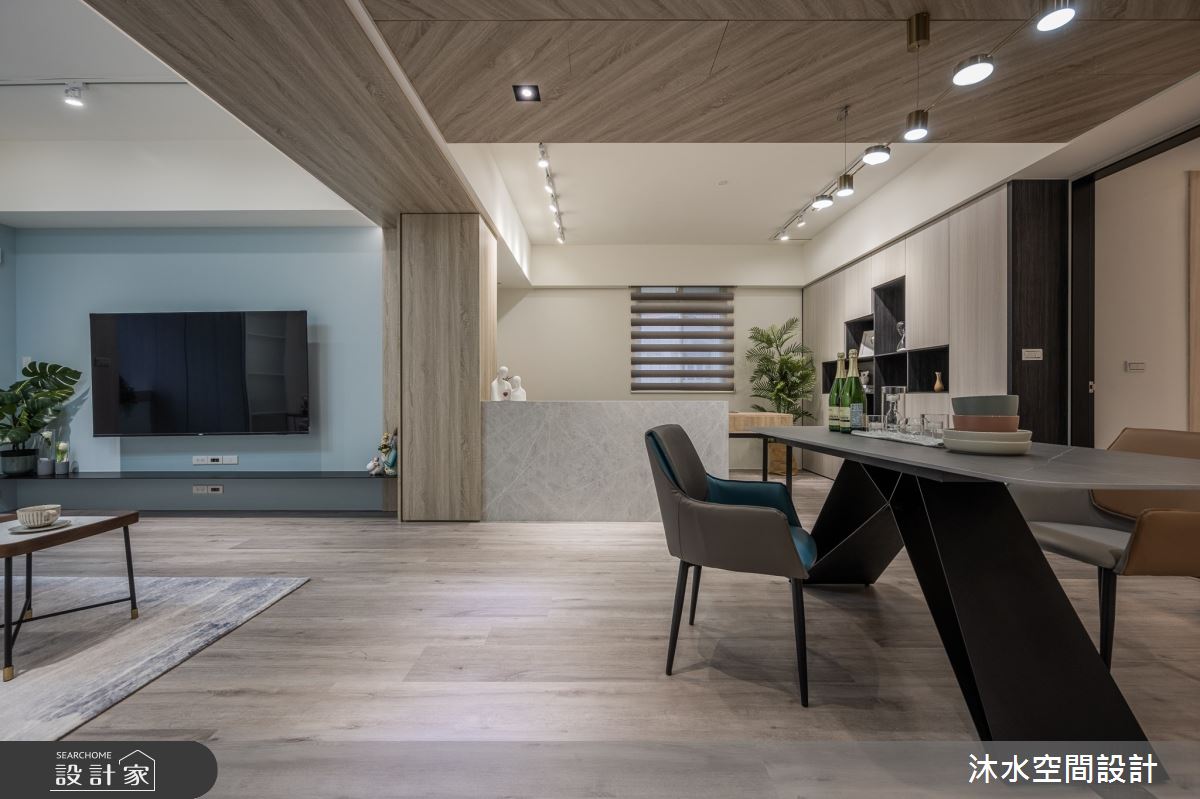 40坪老屋(31~40年)＿現代風客廳餐廳案例圖片＿沐水空間設計＿沐水_20之12