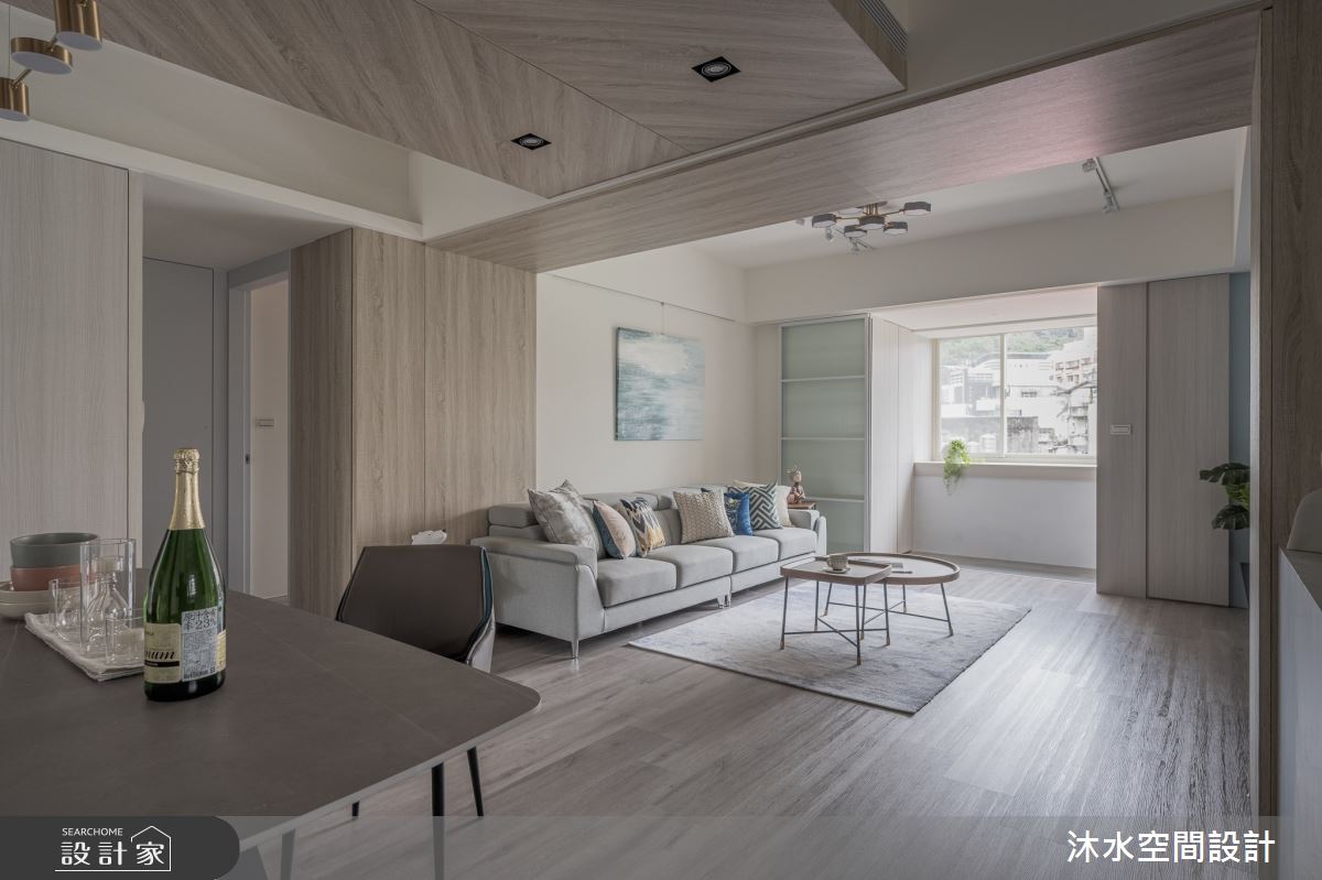 40坪老屋(31~40年)＿現代風客廳餐廳案例圖片＿沐水空間設計＿沐水_20之16