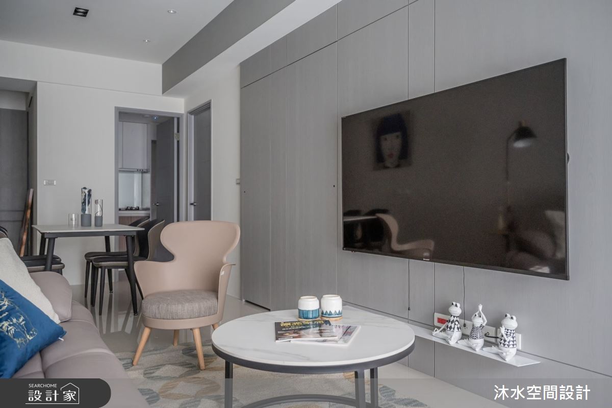 32坪新成屋(5年以下)＿現代風客廳案例圖片＿沐水空間設計＿沐水_21之5