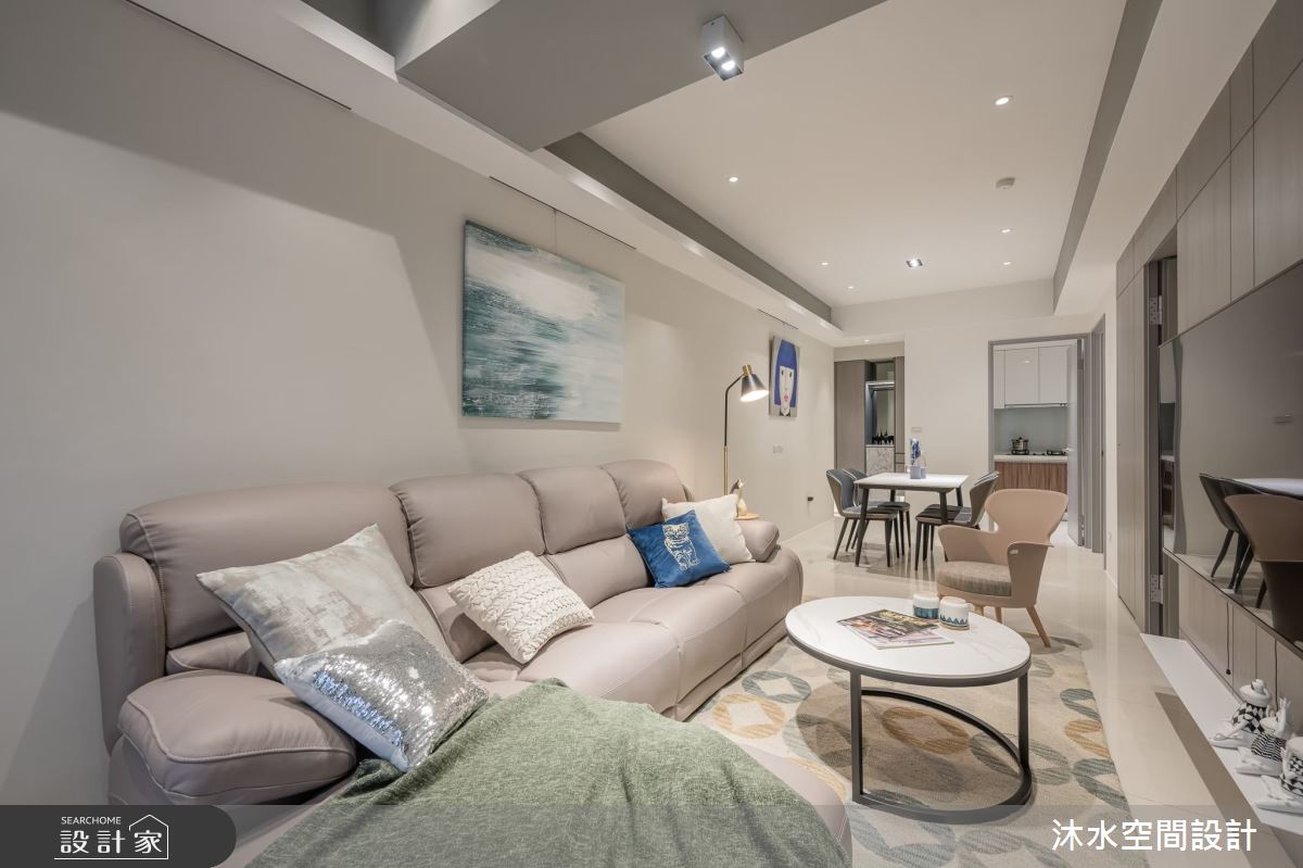 32坪新成屋(5年以下)＿現代風客廳案例圖片＿沐水空間設計＿沐水_21之11
