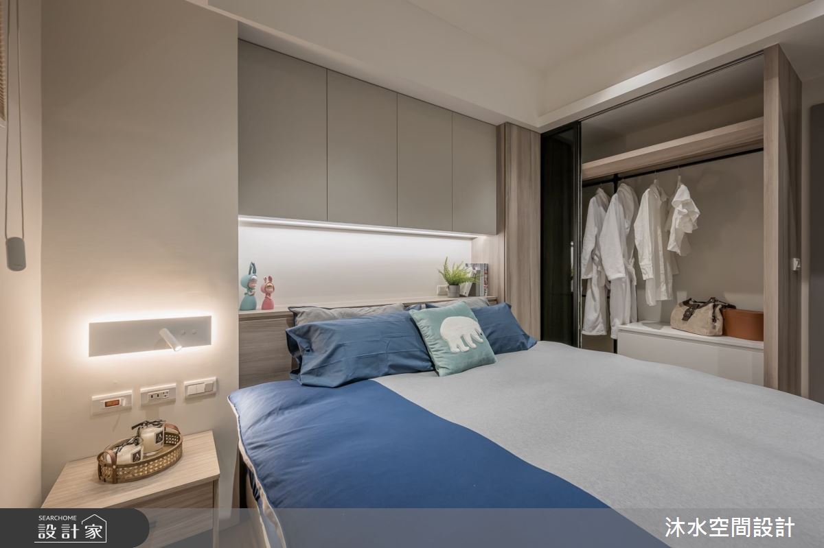 32坪新成屋(5年以下)＿現代風臥室案例圖片＿沐水空間設計＿沐水_21之18
