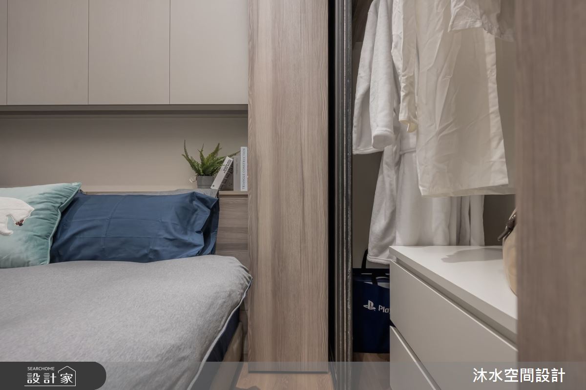 32坪新成屋(5年以下)＿現代風臥室更衣間案例圖片＿沐水空間設計＿沐水_21之19