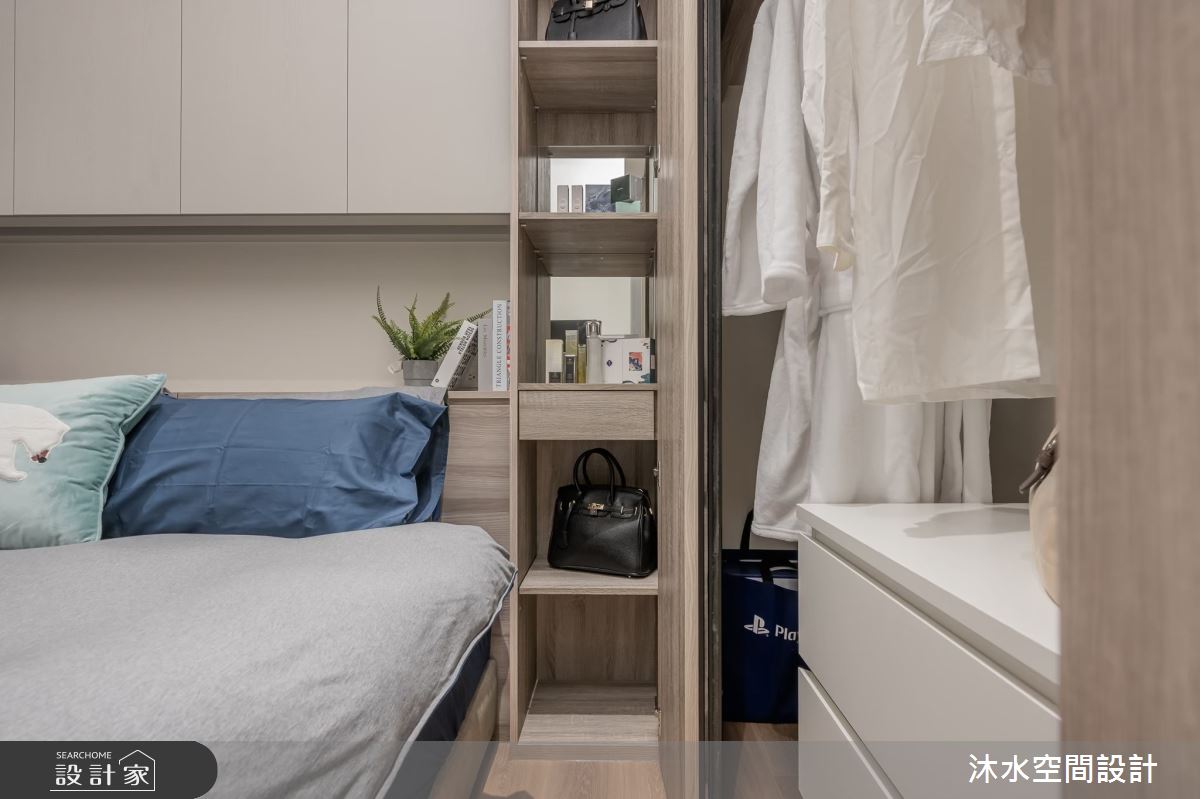32坪新成屋(5年以下)＿現代風臥室更衣間案例圖片＿沐水空間設計＿沐水_21之20