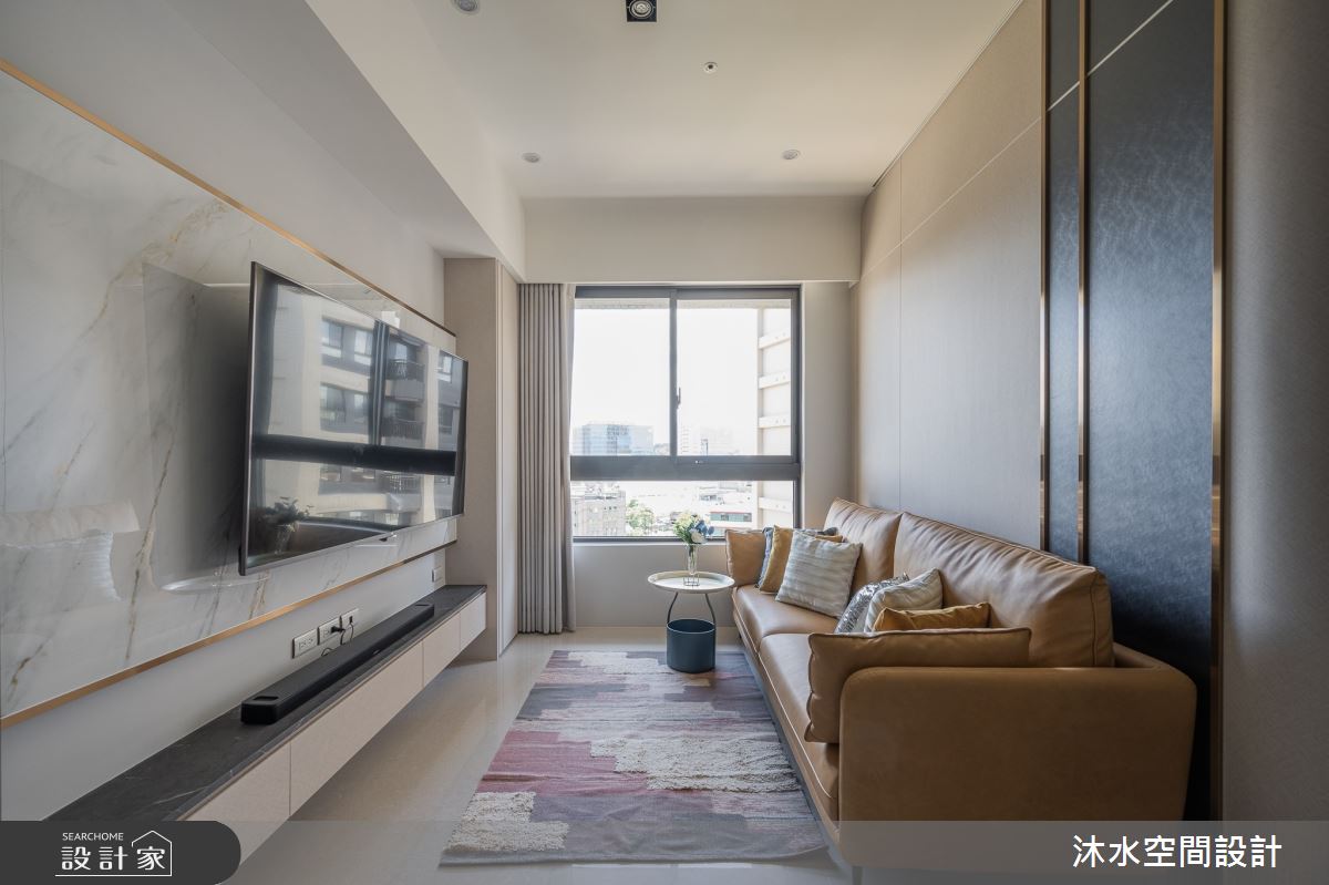 30坪新成屋(5年以下)＿現代風客廳案例圖片＿沐水空間設計＿沐水_22之5
