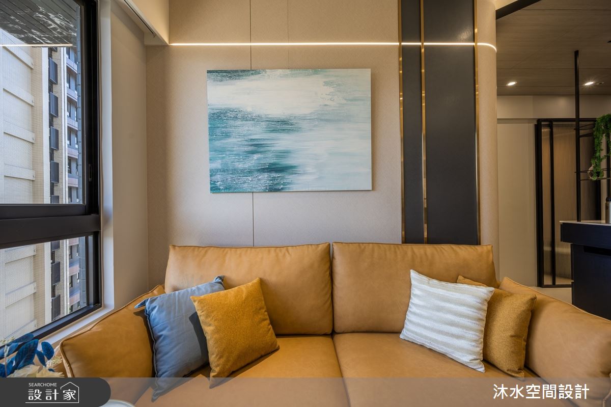 30坪新成屋(5年以下)＿現代風客廳案例圖片＿沐水空間設計＿沐水_22之9
