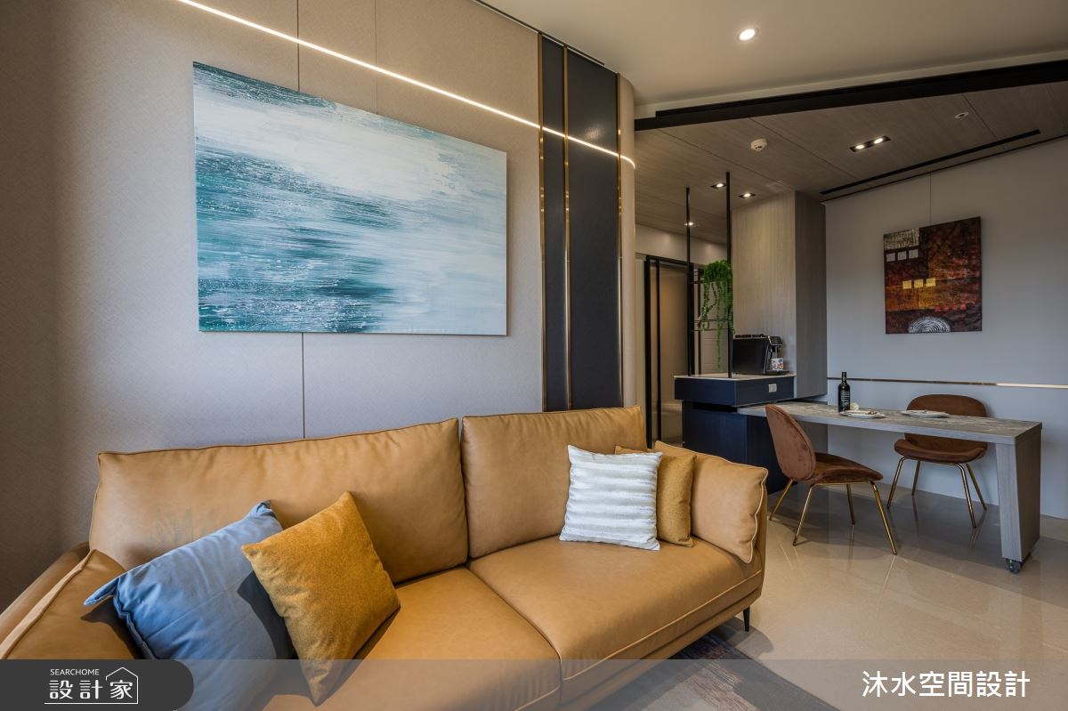 30坪新成屋(5年以下)＿現代風客廳餐廳案例圖片＿沐水空間設計＿沐水_22之10