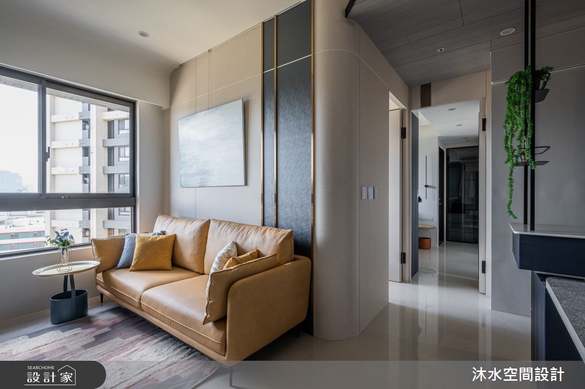30坪新成屋(5年以下)＿現代風客廳走廊案例圖片＿沐水空間設計＿沐水_22之13