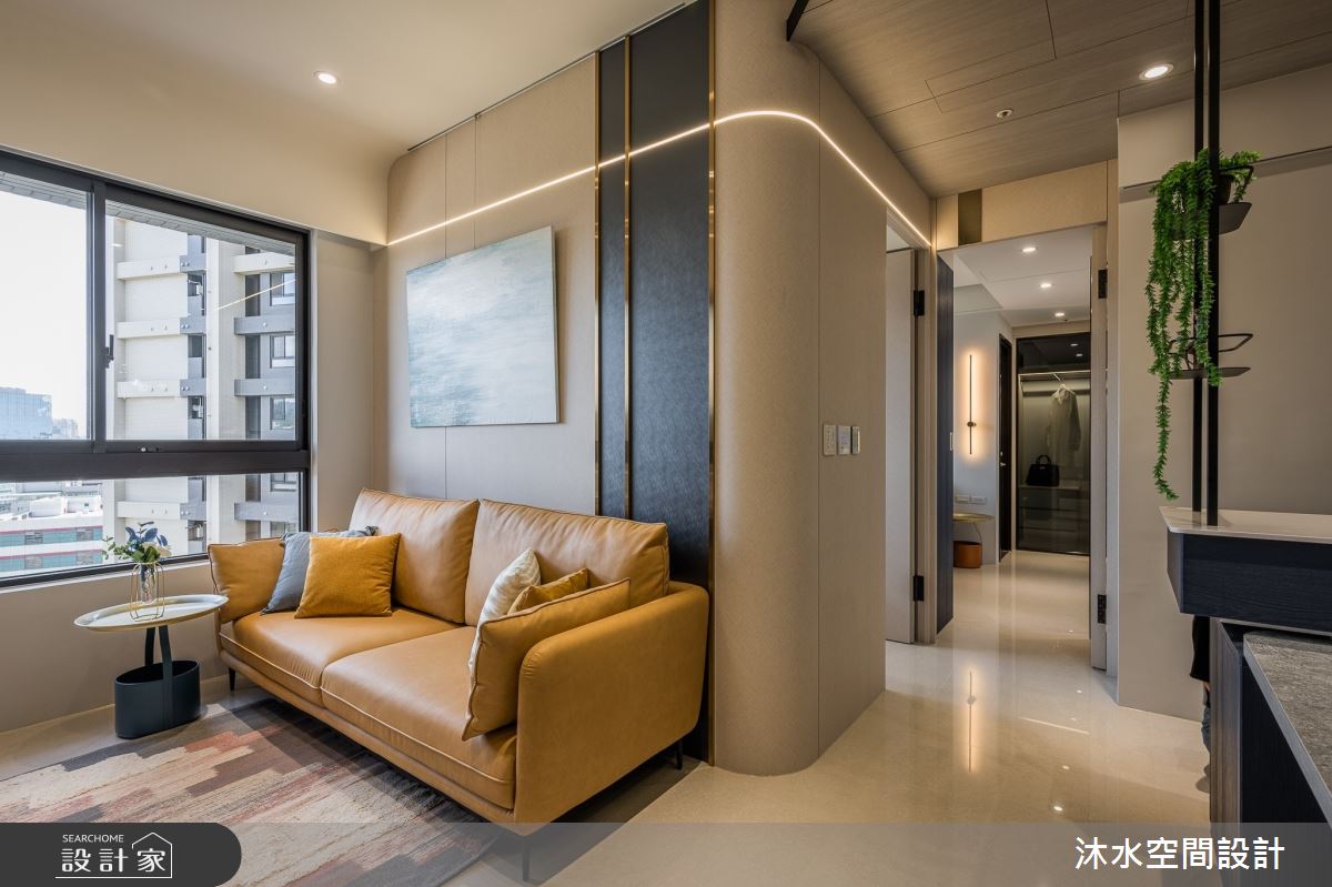 30坪新成屋(5年以下)＿現代風客廳走廊案例圖片＿沐水空間設計＿沐水_22之14