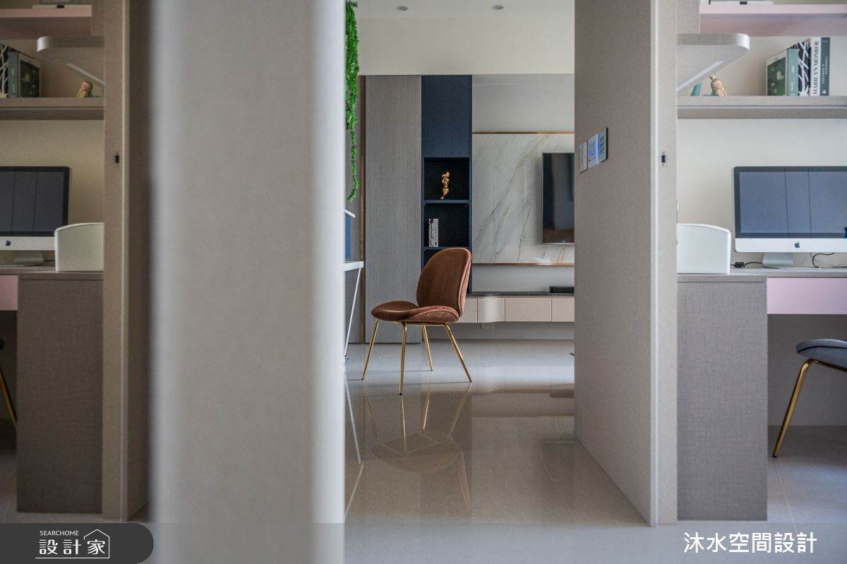 30坪新成屋(5年以下)＿現代風走廊工作區案例圖片＿沐水空間設計＿沐水_22之24