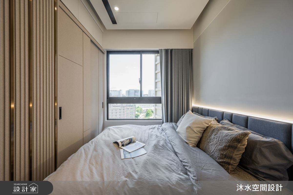 30坪新成屋(5年以下)＿現代風臥室案例圖片＿沐水空間設計＿沐水_22之27