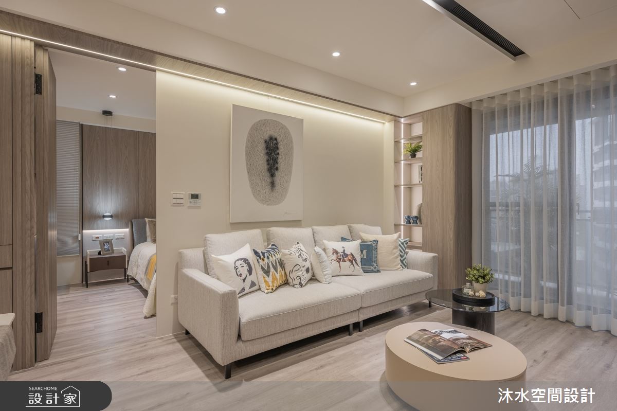 26坪新成屋(5年以下)＿現代風客廳案例圖片＿沐水空間設計＿沐水_23之12