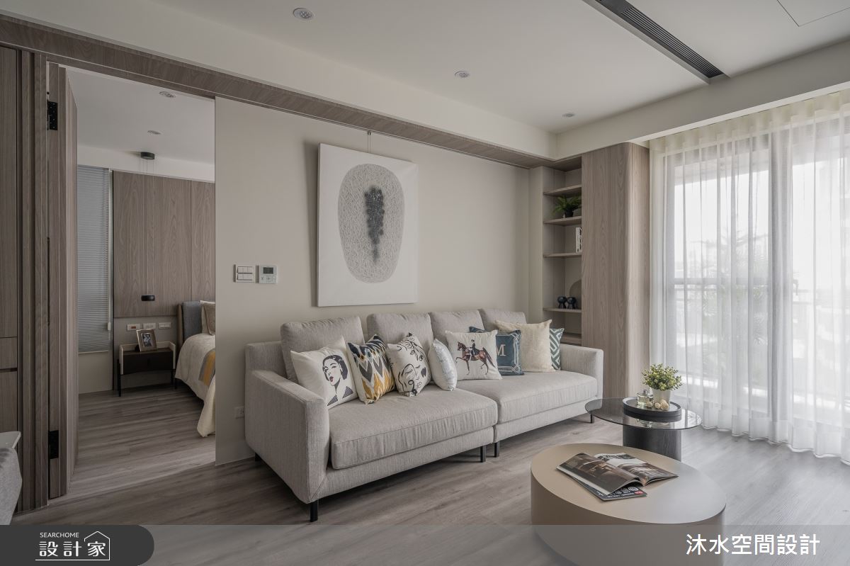 26坪新成屋(5年以下)＿現代風客廳案例圖片＿沐水空間設計＿沐水_23之17
