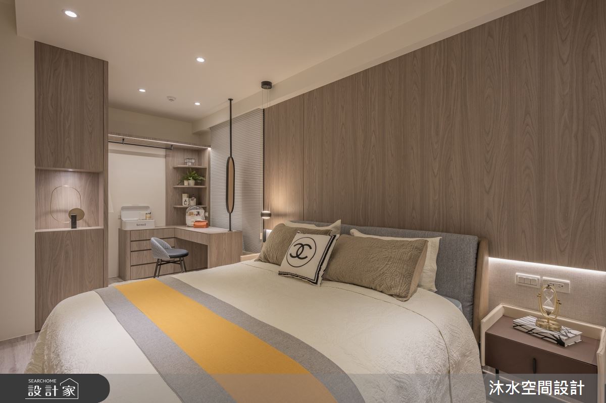 26坪新成屋(5年以下)＿現代風臥室案例圖片＿沐水空間設計＿沐水_23之24