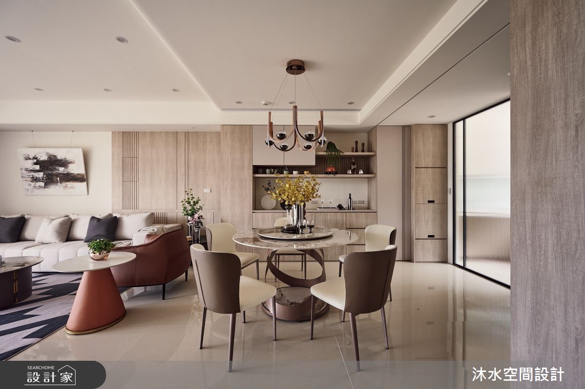 50坪新成屋(5年以下)＿現代風客廳餐廳案例圖片＿沐水空間設計＿沐水_24之9