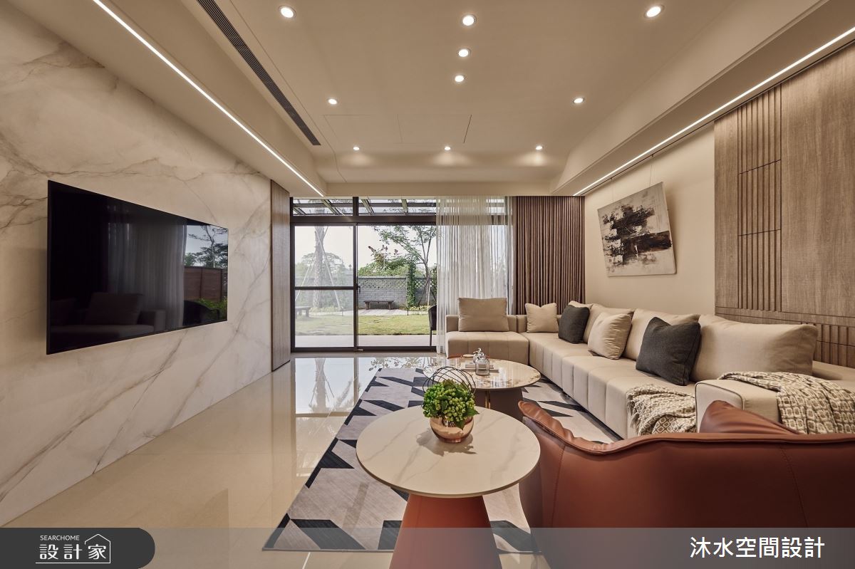 50坪新成屋(5年以下)＿現代風客廳案例圖片＿沐水空間設計＿沐水_24之17