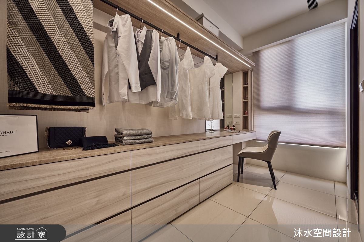 50坪新成屋(5年以下)＿現代風更衣間案例圖片＿沐水空間設計＿沐水_24之39