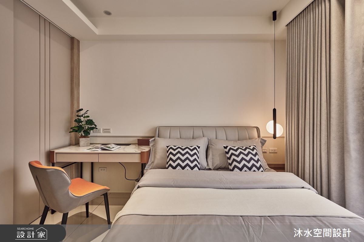 50坪新成屋(5年以下)＿現代風臥室案例圖片＿沐水空間設計＿沐水_24之43