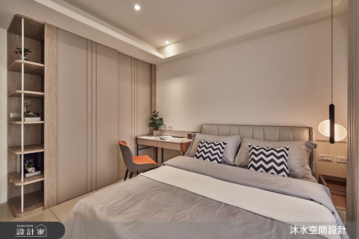 50坪新成屋(5年以下)＿現代風臥室案例圖片＿沐水空間設計＿沐水_24之44