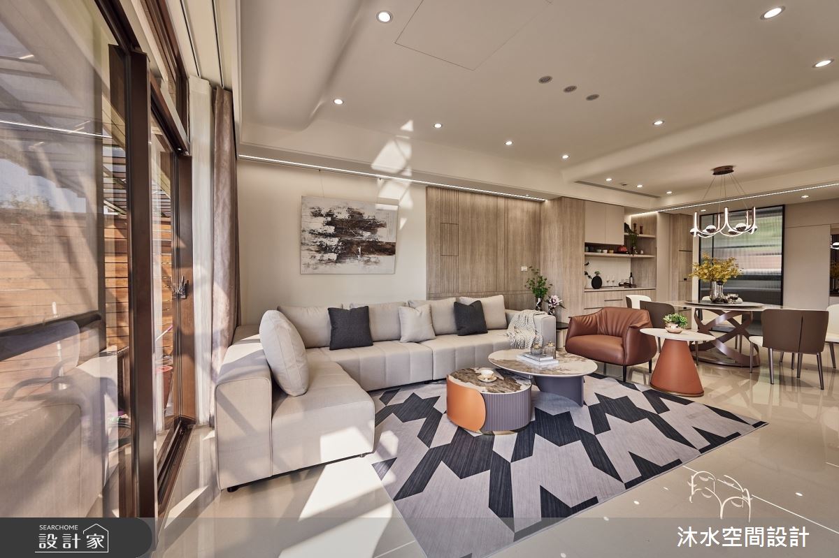 50坪新成屋(5年以下)＿現代風客廳餐廳案例圖片＿沐水空間設計＿沐水_24之20