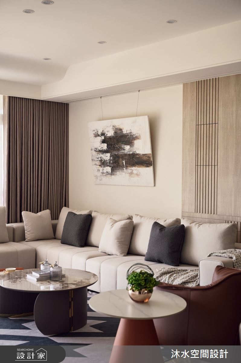 50坪新成屋(5年以下)＿現代風客廳案例圖片＿沐水空間設計＿沐水_24之23