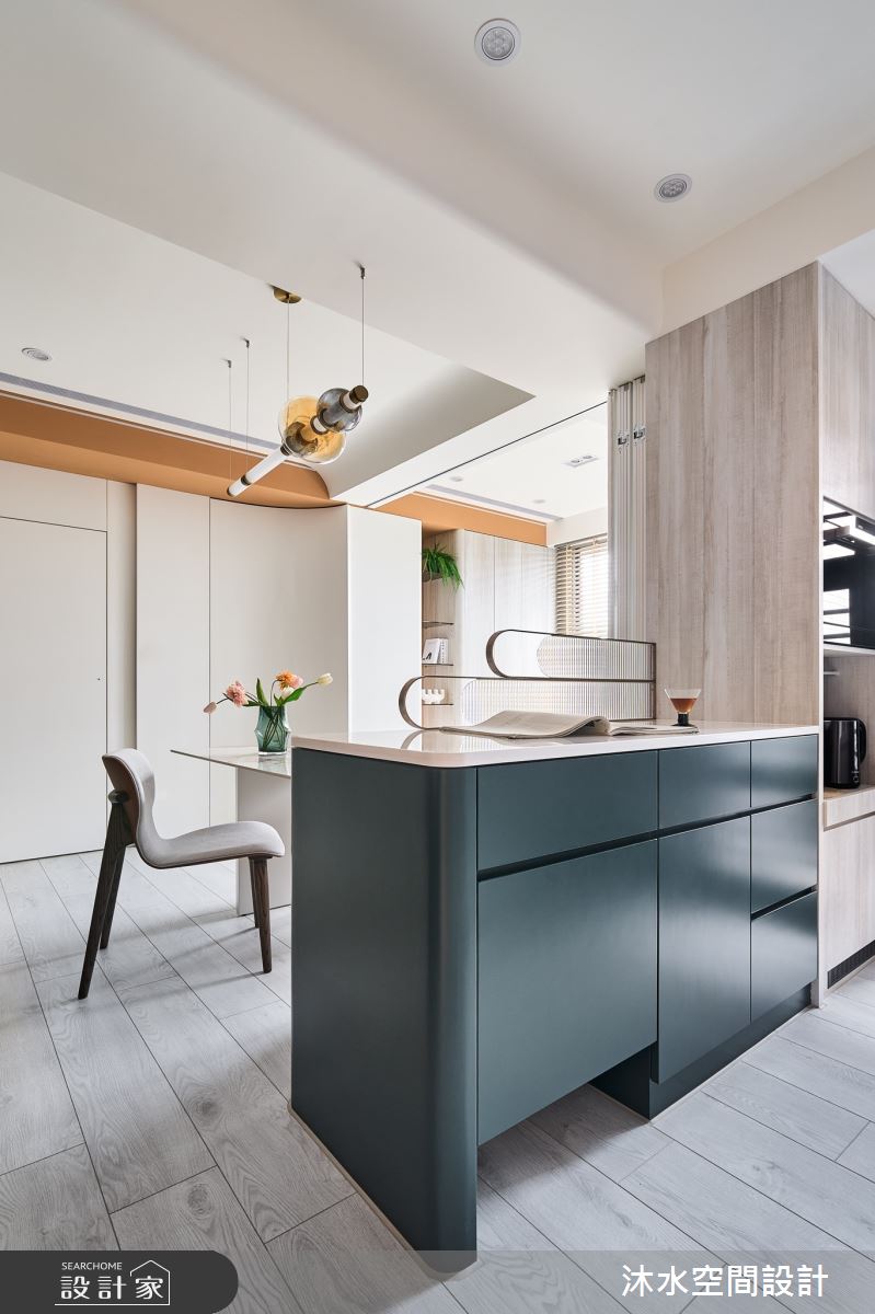 19坪新成屋(5年以下)＿現代風餐廳中島案例圖片＿沐水空間設計＿沐水_29之10