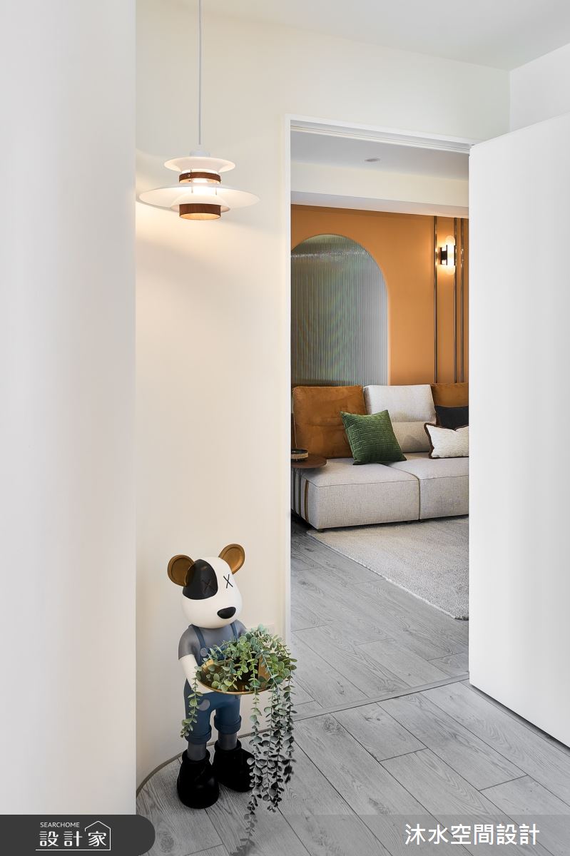 19坪新成屋(5年以下)＿現代風客廳臥室案例圖片＿沐水空間設計＿沐水_29之15