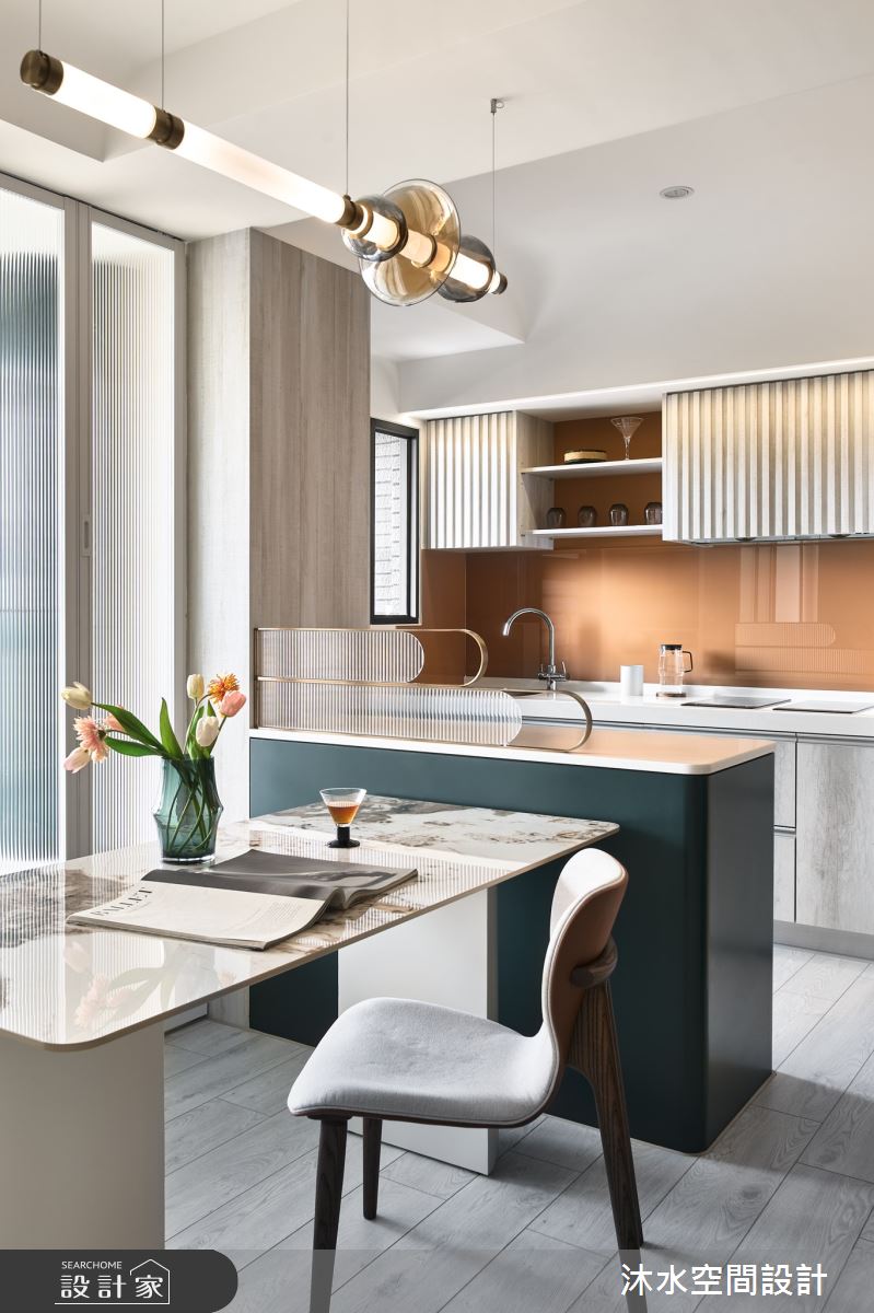 19坪新成屋(5年以下)＿現代風餐廳廚房中島案例圖片＿沐水空間設計＿沐水_29之9