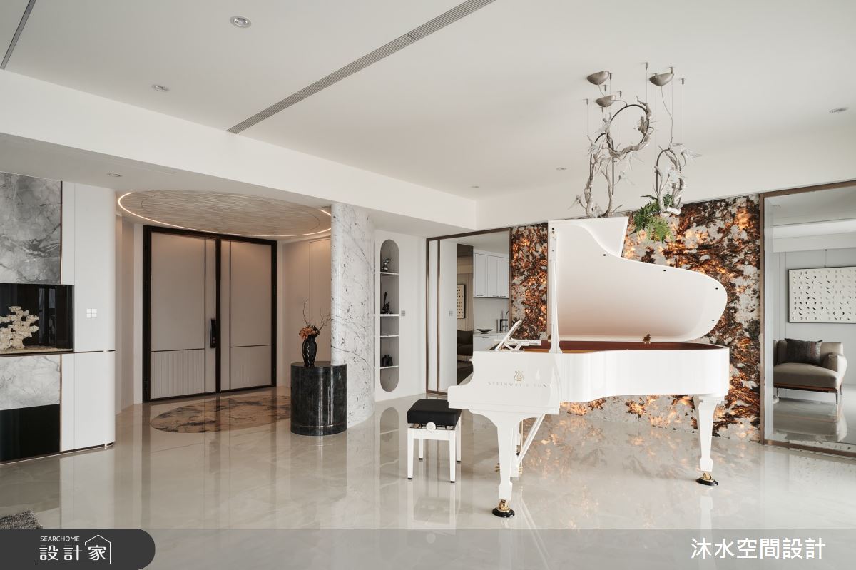 168坪毛胚屋＿現代奢華風玄關客廳案例圖片＿沐水空間設計＿沐水_30之9