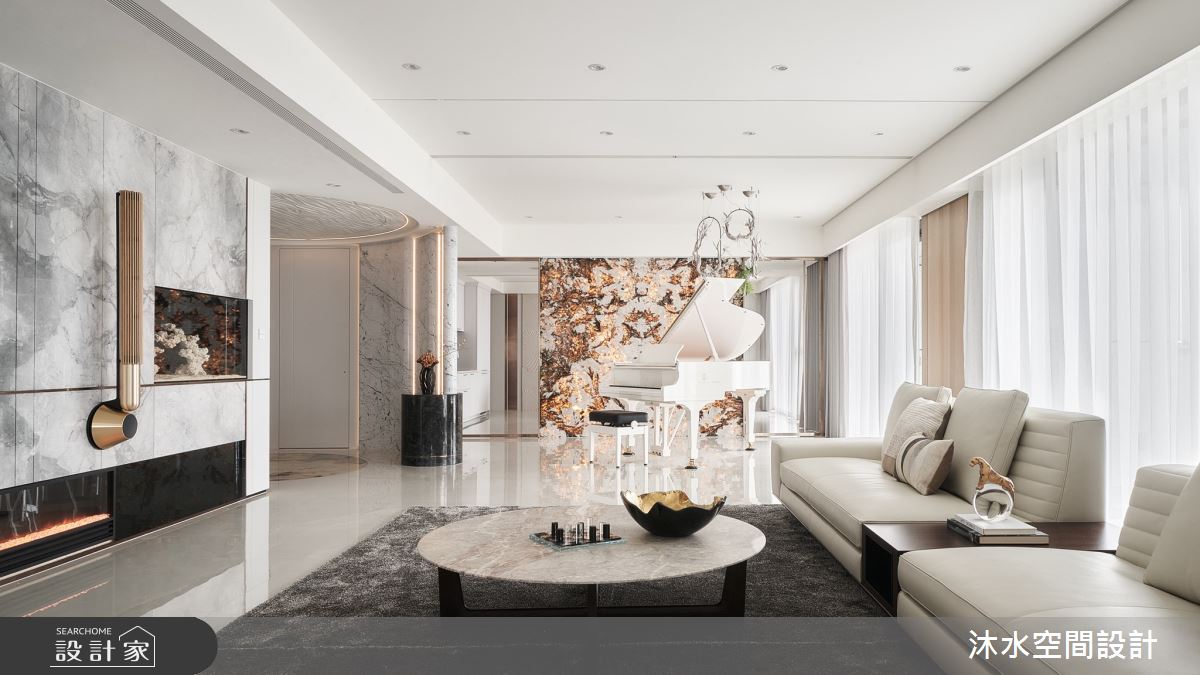 168坪毛胚屋＿現代奢華風客廳案例圖片＿沐水空間設計＿沐水_30之10